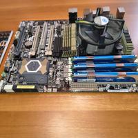 Asus Sabertooth X58 + I7-950 + 6 GB RAM (3x2GB)