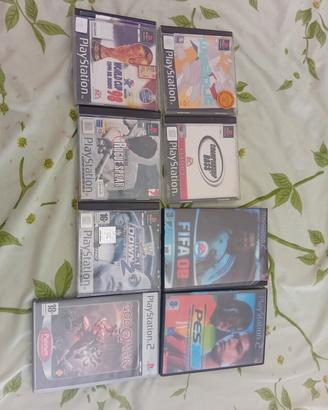 5 giochi ps1 + 3 ps2