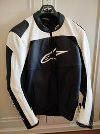 Giacca moto in pelle