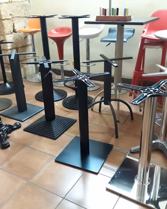 Gamba per tavolo tavolino metallo ghisa alluminio