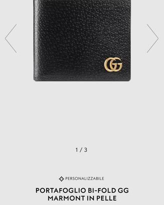 portafoglio uomo Gucci originale nuovo