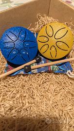 Steel tongue drums