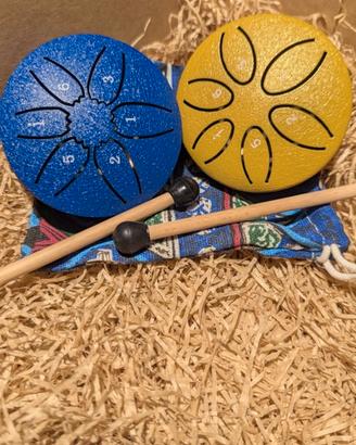 Steel tongue drums