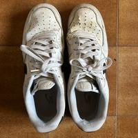 scarpe air force 1 bianche e nere taglia 45