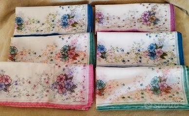 6 fazzoletti in cotone 