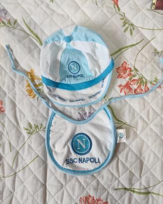 SSC napoli/ cappello/ berretto/ bavaglino/ bavetta