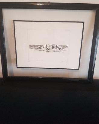 Quadro incisione di Paolo guiotto 