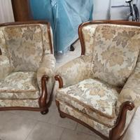 2 poltrone vintage