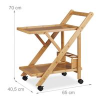 CARRELLO DA CUCINA IN BAMBU' 3774200714