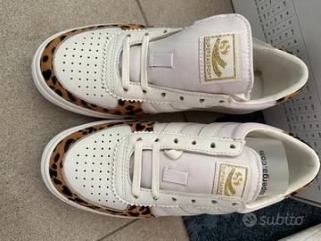 Scarpe donna superga bianco leopardato
