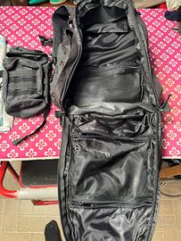 Zaino tattico sistema Molle + portaborraggia
