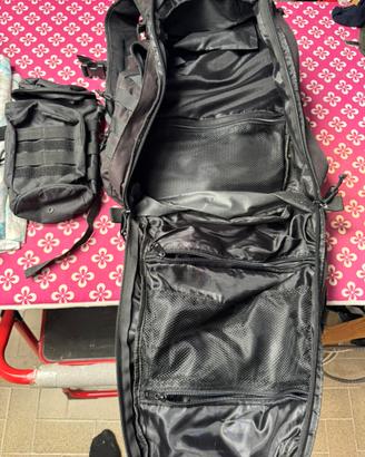 Zaino tattico sistema Molle + portaborraggia