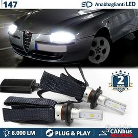 Luci FULL LED H7 PER ALFA ROMEO 147 00-05 6500K