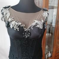 Top corsetto nero 