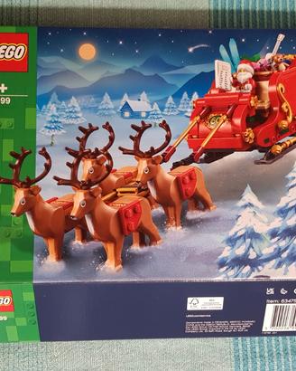 Lego 40499 SCATOLA VUOTA Slitta di Babbo Natale