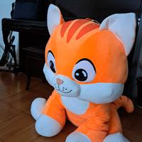 Gatto in peluche gigante