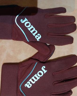 guanti Joma color rosso granata