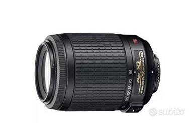 Obbiettivo Nikon Nikkor lens 55-200mm