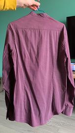 Camicia con scollo alla coreana