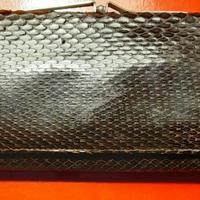 portafoglio in pelle vintage tedesco coccodrillo