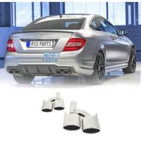 TERMINALI SCARICO MERCEDES W204 08-14 LOOK C63 CRO