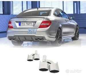 TERMINALI SCARICO MERCEDES W204 08-14 LOOK C63 CRO