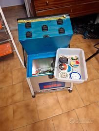 Panca con seduta da pesca