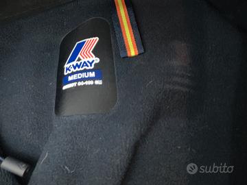 Giubbotto KWay tessuto tecnico nero