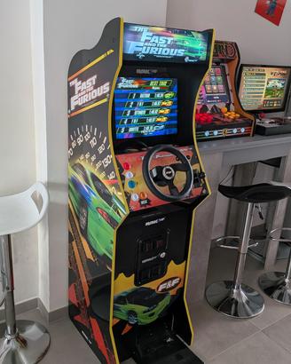 arcade 1up  cabinato fast & furious delux gioco