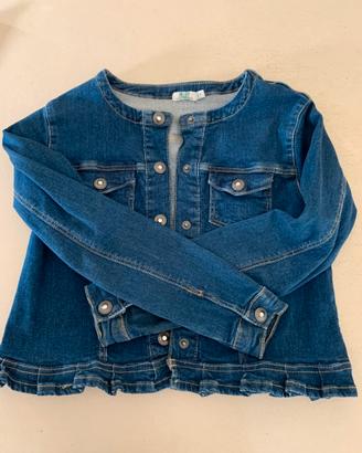 Giubbetto jeans bimba