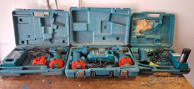 3 cassette avvitatori Makita