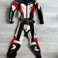 Tuta moto spidi pelle divisibile 42