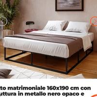 Struttura letto in metallo - Nuova