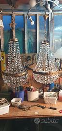 due lampadari stile impero 