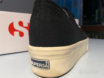 Superga nere con clearance brillantini