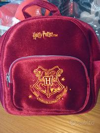 zainetto Harry Potter vellutino rosso 