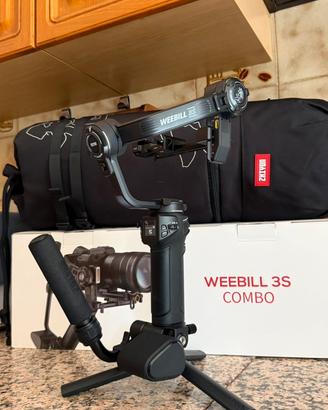 GIMBAL Zhiyun WEEBILL 3S Combo (Come nuovo!)
