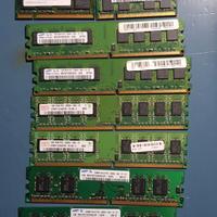 Memorie DDR e SDRAM assortite