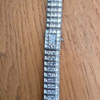 Bracciale orologio 2 file strass