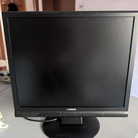 Monitor Olidata 19" con mouse, tastiera, cavo VGA
