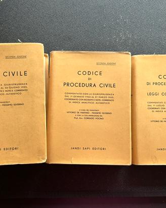 Codice civile e penale edizone 1955