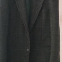 giacca colore verde scuro a quadri neri taglia L