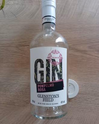 bottiglia vuota "gin pompelmo rosa"