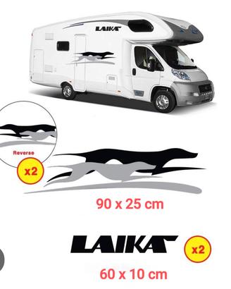 adesivi camper Laika