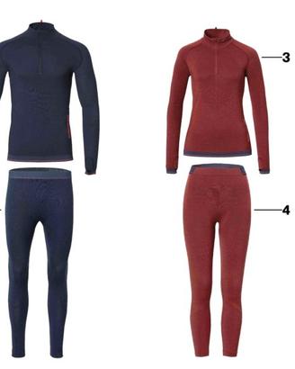 Biancheria funzionale pantaloni uomo blu nelle tag