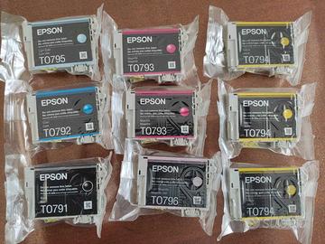 n. 9 cartucce Epson originali