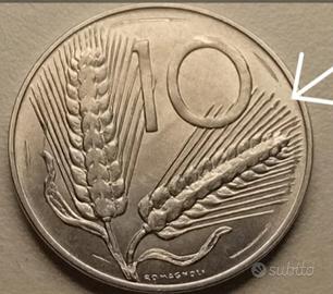 1 Moneta 10 Lire 1998 Spighe Lunghe Rara