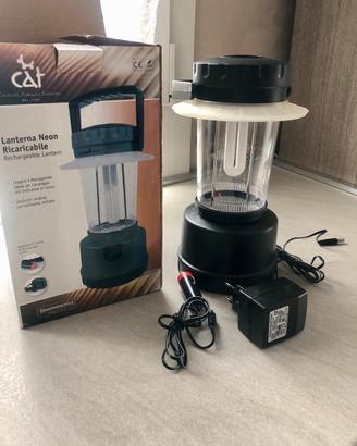 Lampada da campeggio mai usata