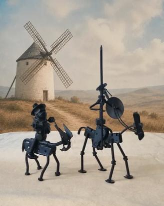 Don Chisciotte  e Sancho Panza  - Vintage-