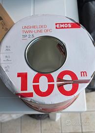 emos non schermati zweidr athle itung 2 x 2,5 mm t